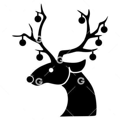 Christmas Reindeer Antlers SVG