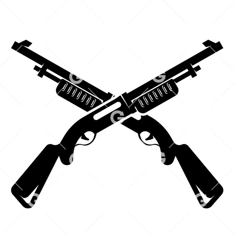 Crossed Shotguns SVG | SVGed