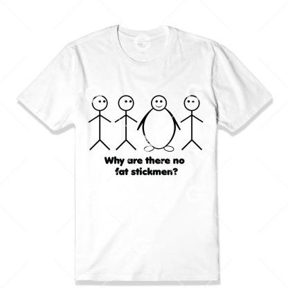 Fat Stickman T-Shirt SVG