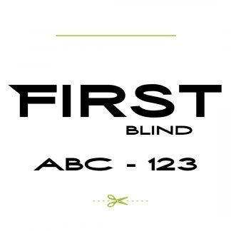 First Blind Font