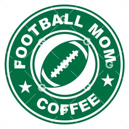 Football Mom Coffee SVG