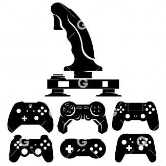 Video Game Controller SVG Bundle