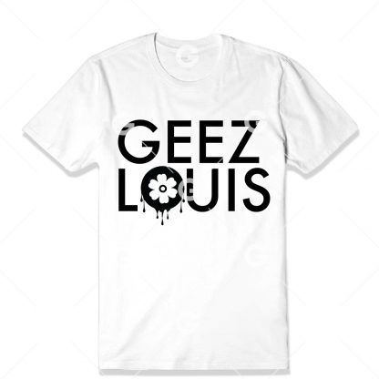 Geez Louis Dripping Flower T-Shirt SVG