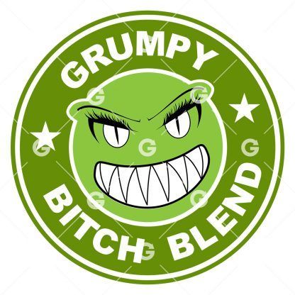 Grumpy Bitch Blend Starbucks SVG