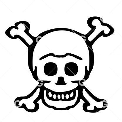 Happy Halloween Skull SVG