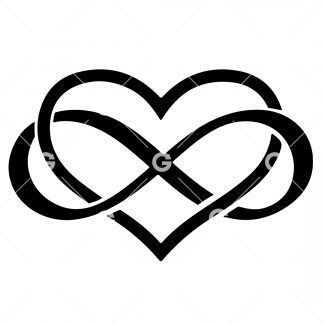 Infinity Love Heart SVG