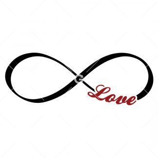 Love Infinity Symbol SVG