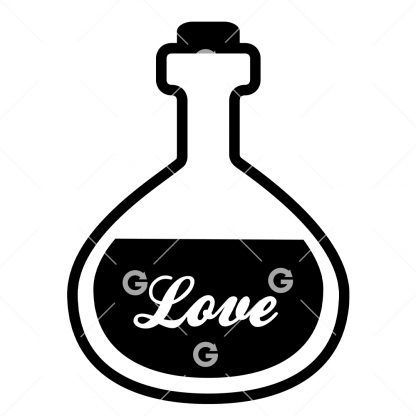 Love Potion Bottle SVG