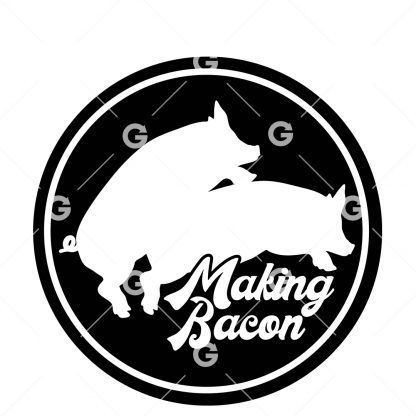 Making Bacon Decal SVG