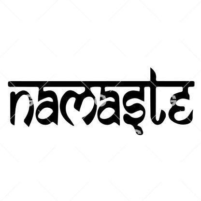 Namaste Script SVG