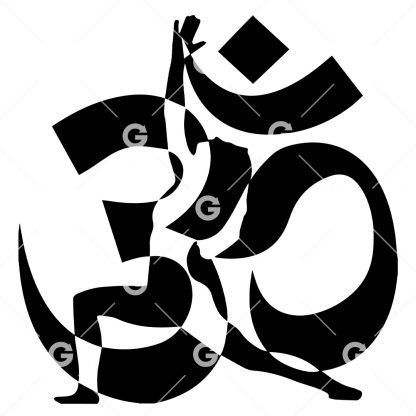 OM Symbol Yoga SVG