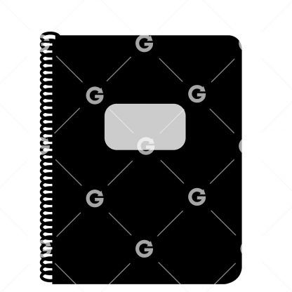 Paperback Writing Notebook SVG