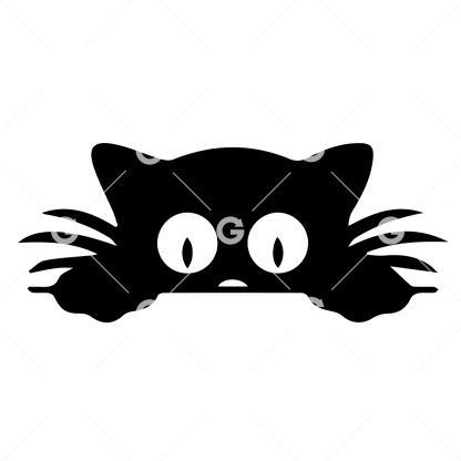 Peek A Boo Cat SVG