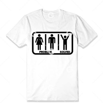 Problem Solved Bathroom T-Shirt SVG