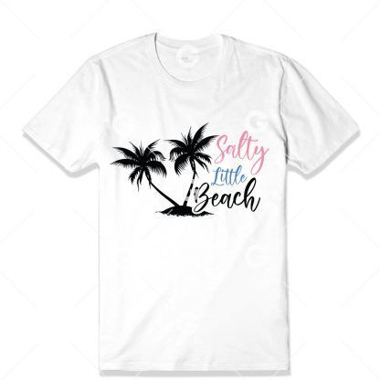Salty Little Beach T-Shirt SVG