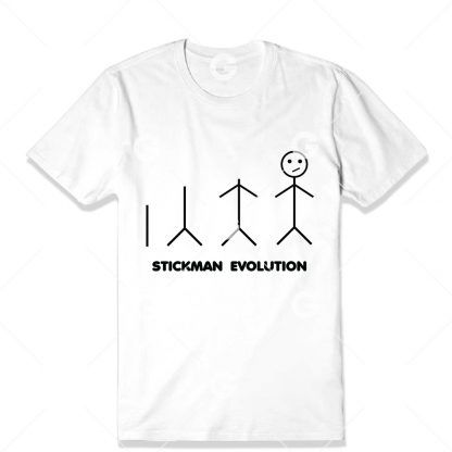 Stickman Evolution T-Shirt SVG