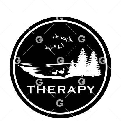 Therapy Nature Decal SVG