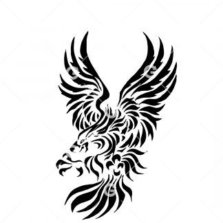 Tribal Eagle SVG