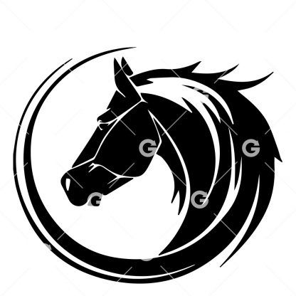 Tribal Horse SVG
