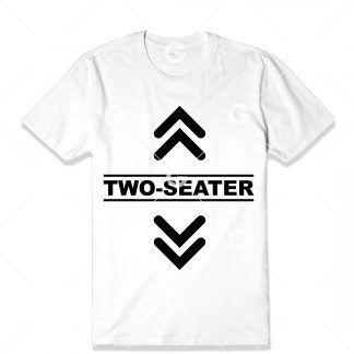 Two Seater Adult T-Shirt SVG