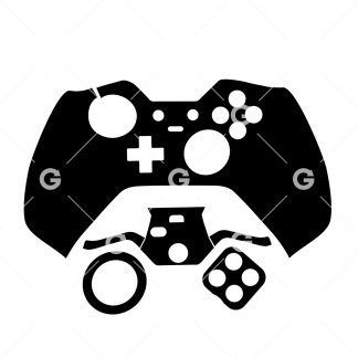 Xbox One Elite Controller Skin SVG