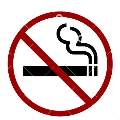 No Smoking Sign SVG