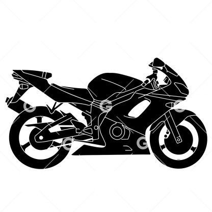 Racing Motorcycle / Crotch Rocket SVG