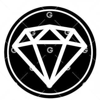 Diamond Decal SVG