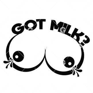 Got Milk? Boobs Decal SVG
