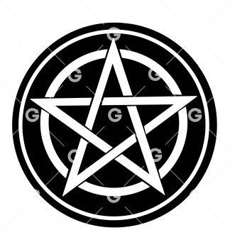 Pentagram Decal SVG