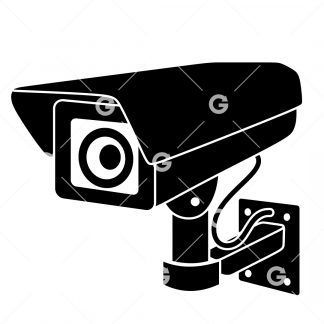 Security Wall Camera SVG