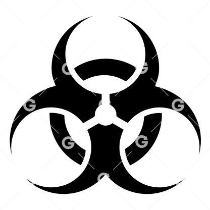 Bio Hazard Symbol SVG