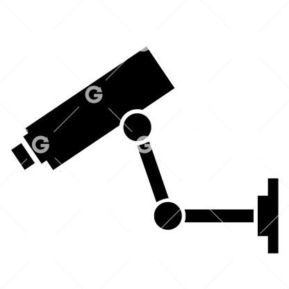 CCTV Security Camera SVG