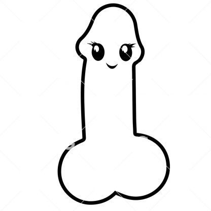 Female Happy Penis SVG
