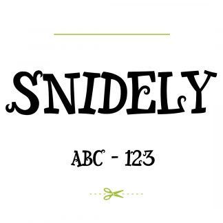 Snidely Font
