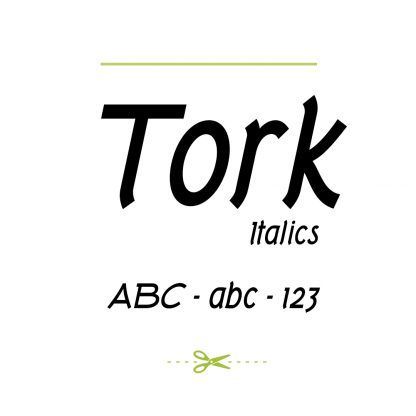Tork Bold Italics Font
