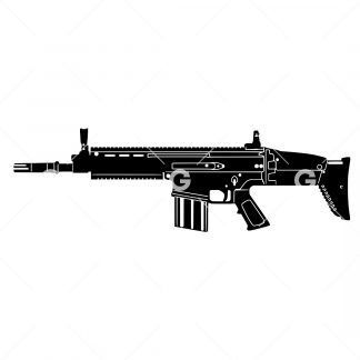 AR-15 Assault Rifle SVG