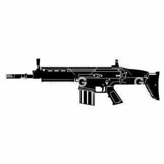 AR-15 Assault Rifle SVG