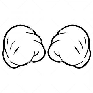 Cartoon Hands, Fists SVG