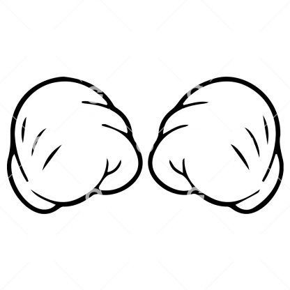Cartoon Hands, Fists SVG