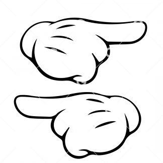 Cartoon Hands You & Me SVG