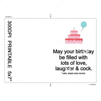 Lots of Love Birthday Card Example