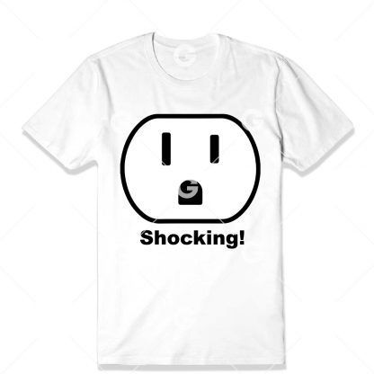 Shocking T-Shirt SVG
