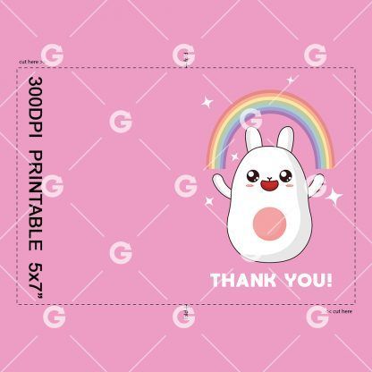 Thank You! Motivational Card Example