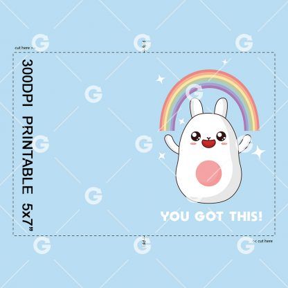 You Got This! Motivational Card Example