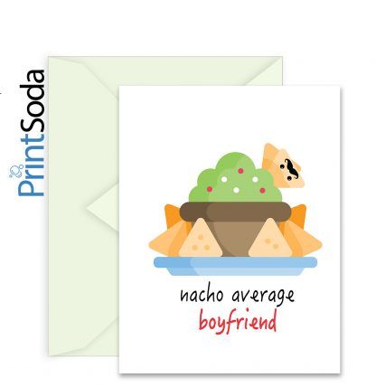 Average Boyfriend Anniversary Card