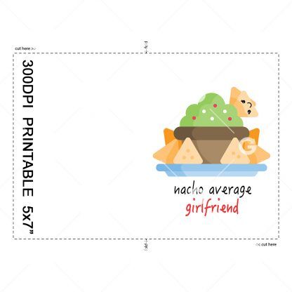 Average Girlfriend Anniversary Card Example