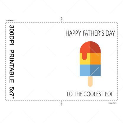 Coolest Pop Father's Day Card Example
