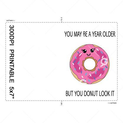 You Donut Look It Birthday Card Example