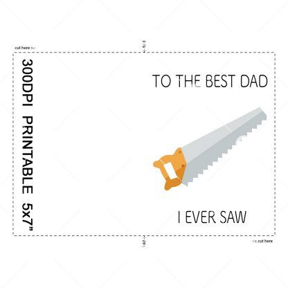 I Ever Saw Father's Day Card Example